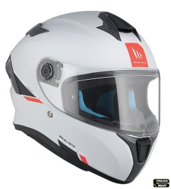 Casca integrala MT Targo S A12 gri lucios - omologare noua ECE 22.06 - tip viziera: MT-V-18B - Img 4