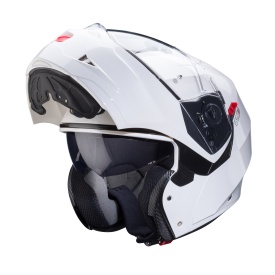 Casca modulabila (flip-up) Caberg model Duke X SV alb metalic lucios Pinlock ready - lentila Pinlock inclusa - Img 5