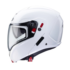 Casca modulabila (flip-up) Caberg model Horus X alb metalic lucios Pinlock ready - lentila Pinlock inclusa - Img 6