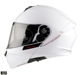 Casca modulabila MT Genesis SV A0 alb lucios Pinlock ready - omologare noua ECE 22.06 - Img 2