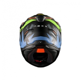 Casca moto NEXX Y.TRAVL Primal Blue Neon (pinlock inclus + viziera cadou) - Img 3