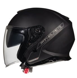 Casca open face MT Thunder III SV Jet A1 negru mat (ochelari soare integrati) – tip MT-V-19 (copie) - Img 1