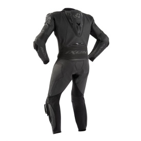Costum (combinezon) motociclete barbati piele Ixon vara model Vendetta Evo MS culoare: negru - Img 5