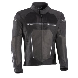 Geaca (jacheta) motociclete barbati Racing/Roadster Ixon All season model T-Rex MS culoare: negru/alb/gri - Img 6