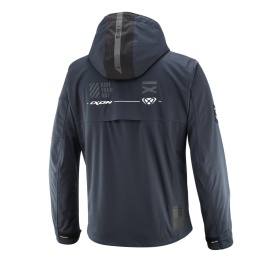Geaca (jacheta) motociclete barbati Touring/Adventure/Urban Ixon Mid-Season M-Quarter MS : navy (albastru)/negru (geaca laminata; waterproof si pe exterior) - Img 5