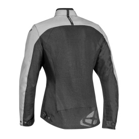 Geaca (jacheta) motociclete femei Racing/Roadster Ixon vara model Orion LS culoare: negru/gri - Img 5