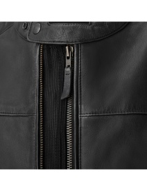 Geaca moto piele SECA Wanted II negru (protectii incluse) - Img 3