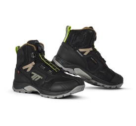 Ghete (cizme) moto Adventure (Touring) Unisex Seventy model SD-BA7 Stelvio culoare: negru/galben fluor - Img 4