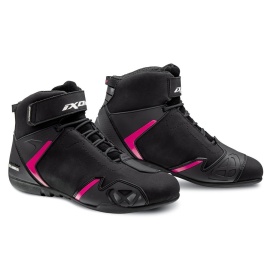 Ghete moto Roadster femei All Season Ixon model Gambler WP LS culoare: negru/fuchsia (roz) (100% waterproof) - Img 5
