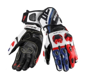 Manusi barbati racing vara Seventy model SD-R12 negru/rosu/albastru - Img 3
