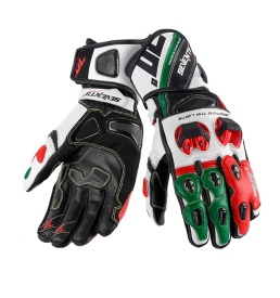 Manusi barbati racing vara Seventy model SD-R12 negru/rosu/verde - Img 3