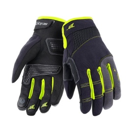 Manusi femei Urban vara Seventy model SD-C50 negru/galben - degete tactile - Img 3
