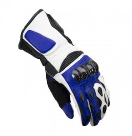 Manusi moto Unik Racing model R-4 carbon albastru