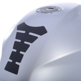 Protectie rezervor (tank pad) tip carbon "Spine" Oxford - culoare: negru carbon