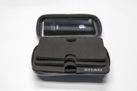 Suport telefon SHAD 130x90 mm X0SG10H prindere pe ghidon 4,3" - Img 5