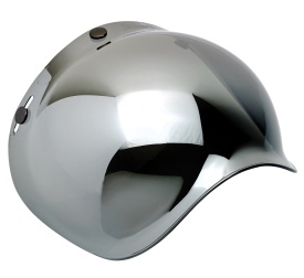 Viziera oglinda cromata (argintie) (bubble visor) casca Custom Rider - Le Mans - Le Mans SV - Img 2
