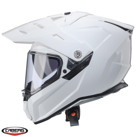 Casca adventure/off road Caberg model Tanami SV A1 alb lucios Pinlock ready - lentila Pinlock inclusa - Img 2