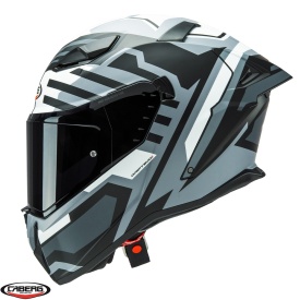 Casca integrala Caberg model Drift Evo II SV Horizon N5 gri/negru/alb mat Pinlock ready - lentila Pinlock inclusa - Img 4