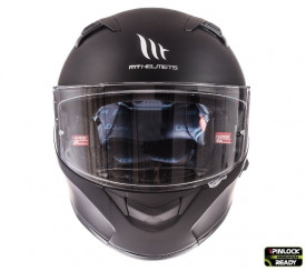 Casca integrala motociclete MT KRE SV negru mat (fibra sticla) - cu ochelari soare integrati - Img 2