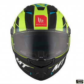 Casca integrala MT Stinger 2 Zivze C3 galben fluor mat - tip viziera: MT-V-28B - Img 3