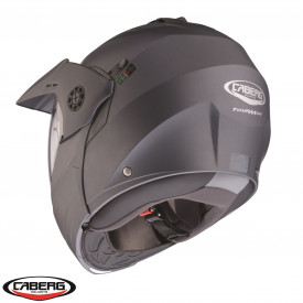 Casca modulabila (flip-up)/adventure Caberg model Tourmax X SV gun metal (titanium) mat Pinlock ready - lentila Pinlock inclusa - Img 4