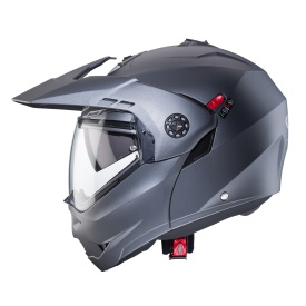 Casca modulabila (flip-up)/adventure Caberg model Tourmax X SV gun metal (titanium) mat Pinlock ready - lentila Pinlock inclusa - Img 6