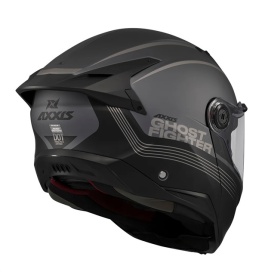 Casca modulabila (flip-up) Axxis GhostFighter SV Bitone C12 gri mat (ochelari soare integrati) – tip viziera: MT-V-36 - Img 9
