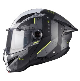 Casca modulabila (flip-up) Axxis GhostFighter SV D29 B2 gri mat (ochelari soare integrati) Pinlock Ready – tip viziera: MT-V-36 - Img 4