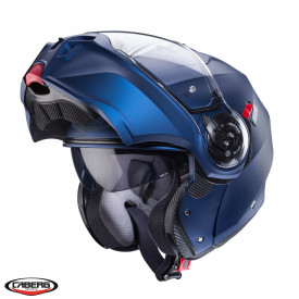 Casca modulabila (flip-up) Caberg model Duke Evo SV albastru mat Yama Pinlock ready - lentila Pinlock inclusa - Img 2