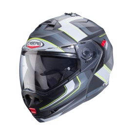 Casca modulabila (flip-up) Caberg model Duke X SV Tour I5 negru/galben fluor/antracit mat Pinlock ready - lentila Pinlock inclusa - Img 8