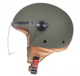 Casca open face motociclete MT Street S A6 verde mat - omologare noua ECE 22.06 - Img 4
