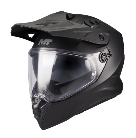 Casca touring/adventure MT model Track SV Pure A1 negru mat – tip viziera: HS 12
