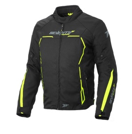 Geaca (jacheta) barbati Racing Seventy vara/iarna model SD-JR65 culoare: negru/galben fluor - Img 6