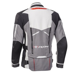 Geaca (jacheta) motociclete barbati Touring/Adventure Ixon All season model Ragnar MS culoare: negru/gri/rosu - Img 5
