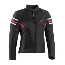 Geaca (jacheta) motociclete femei Racing/Roadster Ixon All season model Ilana LS culoare: negru/fuchsia (roz) - Img 6