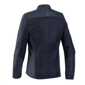 Geaca (jacheta) motociclete femei Racing/Roadster Ixon vara model Fresh LS culoare: navy (albastru) - Img 4
