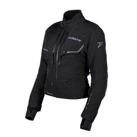 Geaca (jacheta) motociclete femei Touring/Adventure Seventy All season model SD-JT47 Expedition culoare: negru - concept modular (geaca laminata; waterproof si pe exterior)