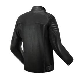 Geaca moto piele SECA Wanted II negru (protectii incluse) - Img 7