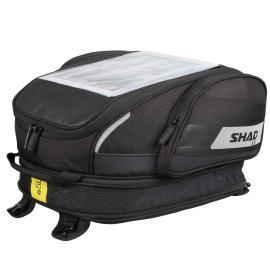 Geanta rezervor motocicleta Shad - model SL20F Tank Bag (20L) (fixare cu cureluse) - culoare: negru - Img 7