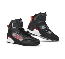 Ghete (cizme) moto Racing Unisex Seventy model SD-BR2 Veloce culoare: negru/rosu - Img 5