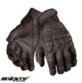 Manusi barbati Naked vara Seventy model SD-N58 culoare: maro - degete tactile