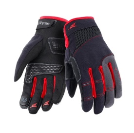 Manusi barbati Urban vara Seventy model SD-C48 negru/rosu - degete tactile - Img 2