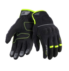 Manusi femei Urban vara Seventy model SD-C56 negru/galben fluor - degete tactile - Img 5