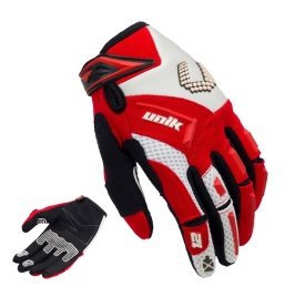 Manusi motociclete cross-enduro unisex Unik Racing model X-12 culoare: rosu