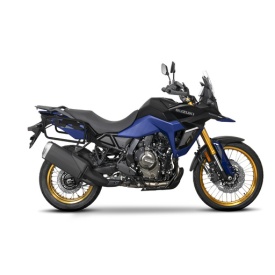 Set of SHAD TERRA TR40 adventure saddlebags and SHAD TERRA aluminium top case TR55 PURE BLACK, including mounting kit SHAD SUZUKI V-STROM 800 DE - Img 8