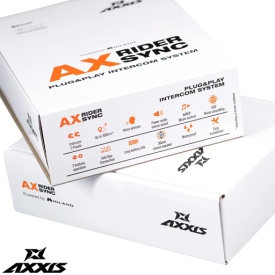 Sistem comunicatie moto complet Bluetooth MT - Axxis AX-RIDER SYNC - Plug&Play Intercom System - kit 1 bucata (pentru 1 utilizator) - Img 4