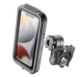 Suport telefon Interphone model Quiklox Armor Pro - carcasa universala - montaj pe ghidon - waterproof - diagonala maxima smartphone: 6.5 inch - Img 2
