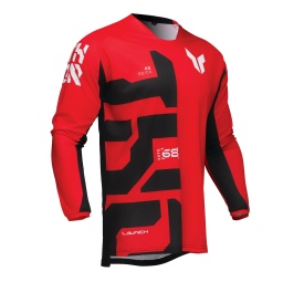 Tricou (bluza) cross-enduro Thor model Launchmode Forge culoare: negru/alb/rosu