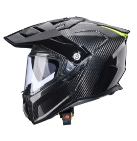 Casca adventure/off road Caberg model Tanami SV carbon Pinlock ready - lentila Pinlock inclusa (100% carbon) - Img 5