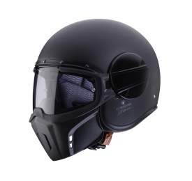 Casca Caberg model Ghost X negru mat - fibra de sticla - omologare noua ECE 22.06 - Img 8